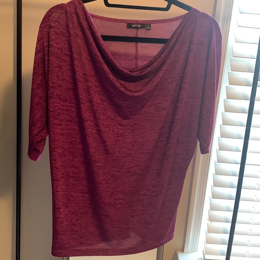 Like NEW XS cranberry/purple blouse apt 9 brand.